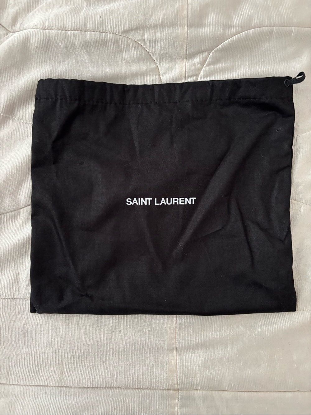 Saint Laurent Mini Lou Black Quilted Leather Camera Bag - Picture 8 of 9